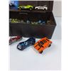 Image 4 : Plastic Tool Box w/(6) Die Cast Vehicles - Assorted, Watch & Marbles