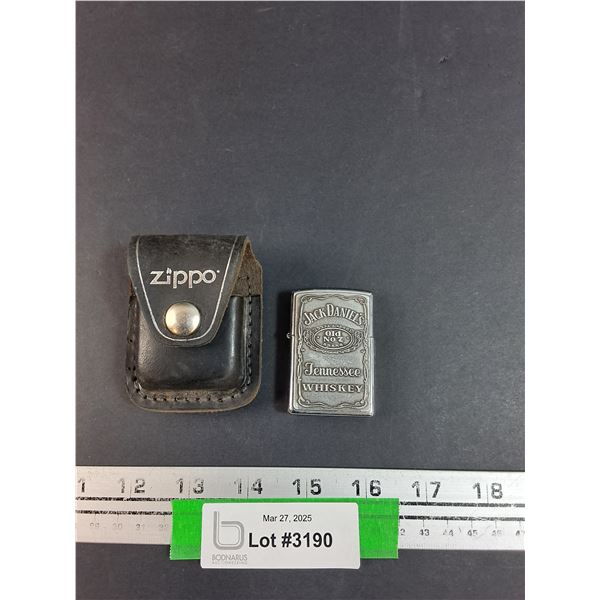 Jack Daniels Zippo Lighter & Case
