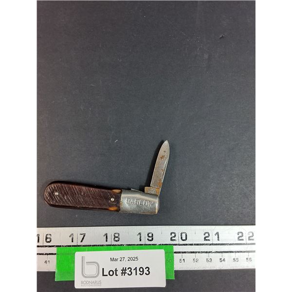 Barlow Folding Knife