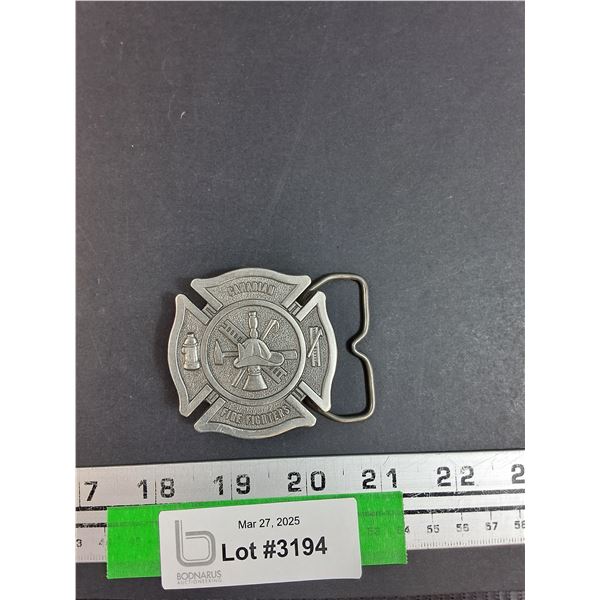 Canadian Firefighters Belt Buckle - 2.25" x 2.25"
