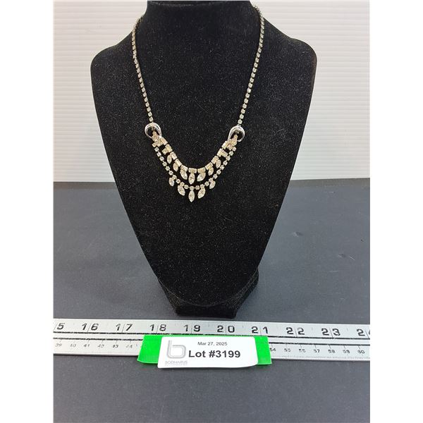 ^ Sterling Silver Vintage Necklace