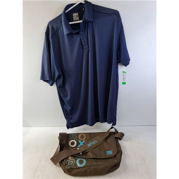 Callaway XL Golf Shirt and Roxy Tote