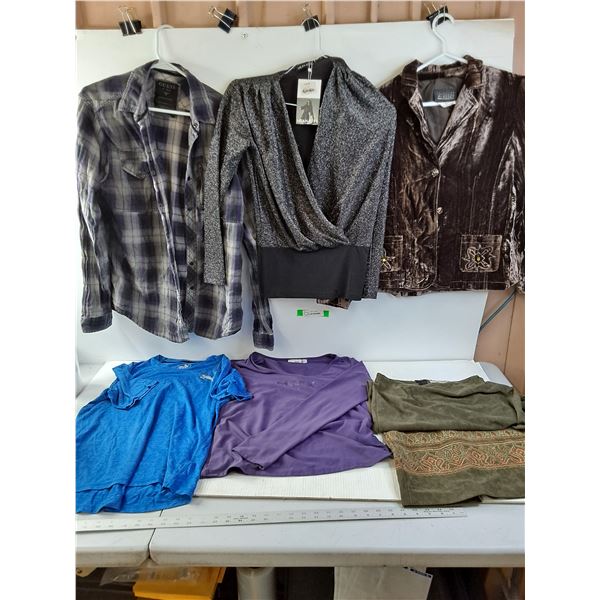 Assorted womens shirts and Skirt