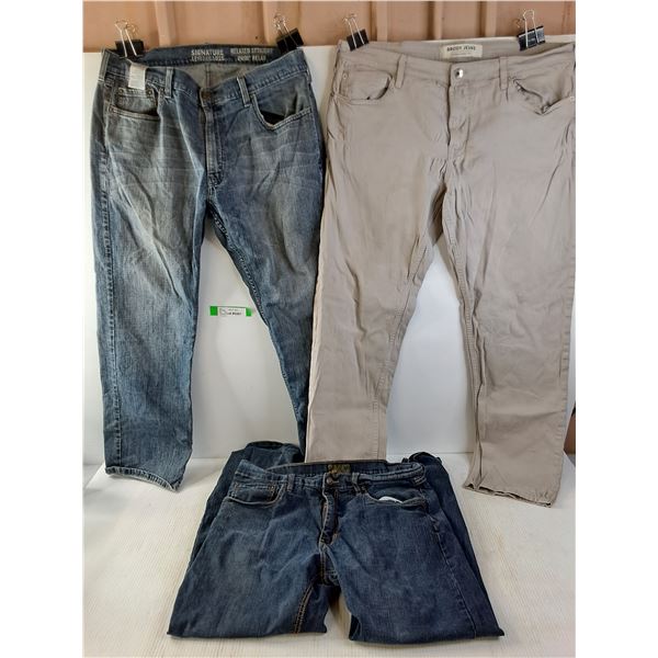 Levi Strauss Size 36, Brody Jeans Size 36 and Urban Stars Size 38