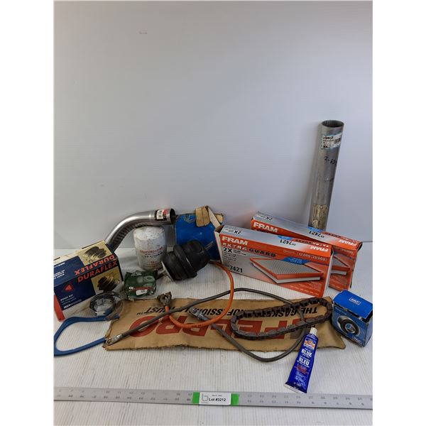 Boots and Boot Kit, Timing Chain,Air and Oil Filters, Muffler Pieces and Bearings