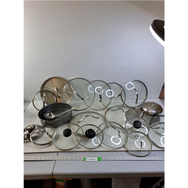Numerous Different Size Potlids (Kitchen Aid etc.)