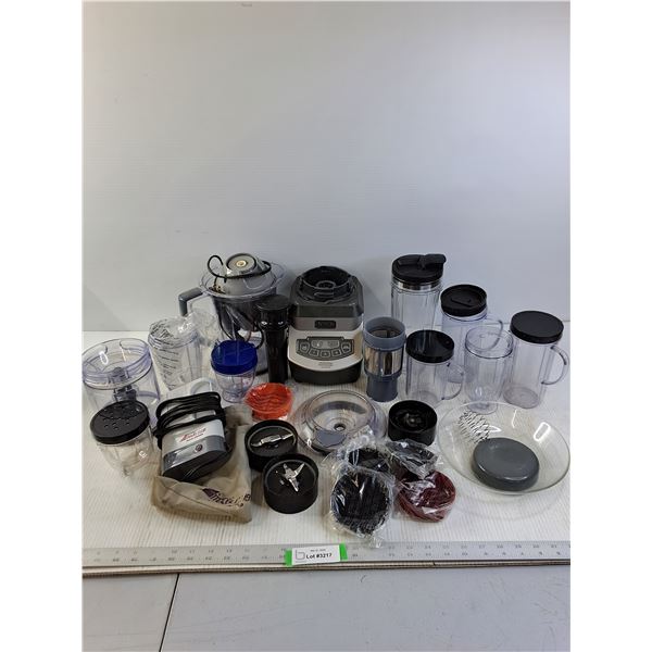 Ninja Blender with Numerous Attachments.  Travel Steamer