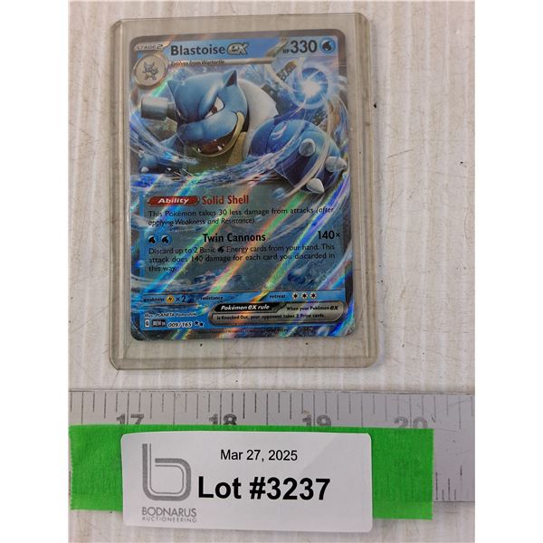 Pokemon Blastoise Hologram - Cannot Authenticate