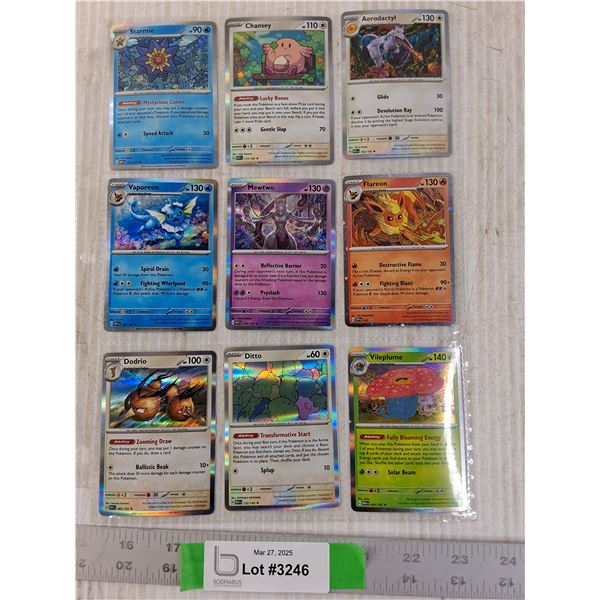 (9) Assorted Rare Pokemon