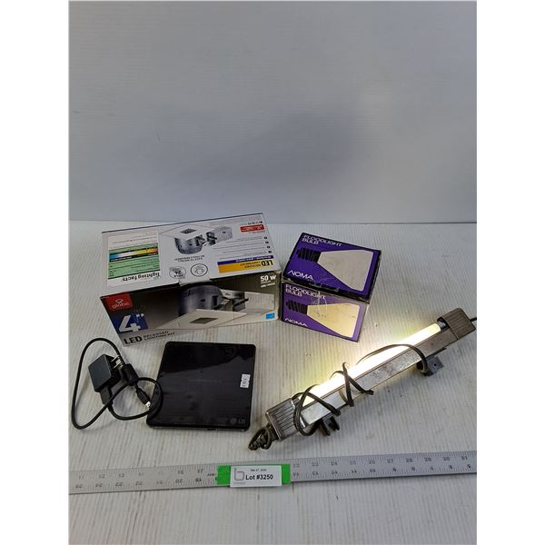 Light Assortment and DVD External Writer