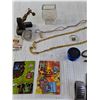 Image 4 : Assorted Misc. Items, Costume Jewelry, Bakugan Cards, Pins and Ipod