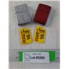 Image 1 : (2) Zippo Lighters and (2) Flints