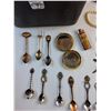 Image 4 : Souvenir Spoons, Black Frost Perfume, Keys, Pearls and Misc