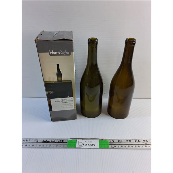 (2) Home Styles LED Wine Candles