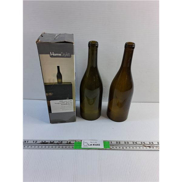(2) Home Styles LED Wine Candles