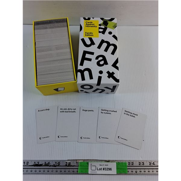 Cards Against Humanity Family Edition Game