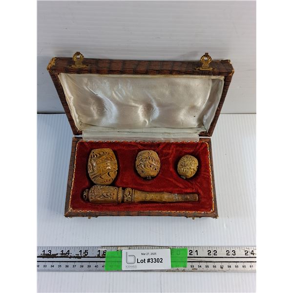 Stone Smoking Pipe and Accessories