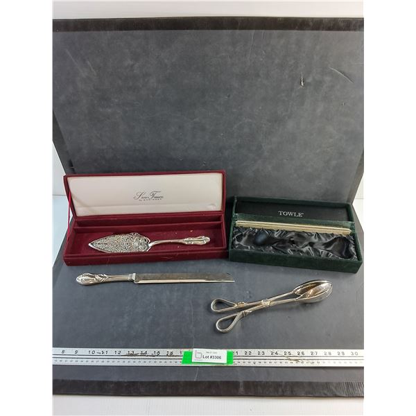 Cake Serving Set and Salad Tongs