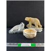 Image 1 : Sea Lion & Polar Bear Home Decorations and Ceramic Dish