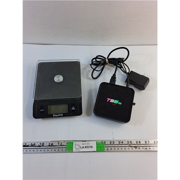 Starfrit Kitchen Scale and T95M 4K Modem