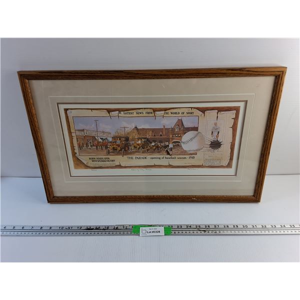 Framed The Parade Art Print