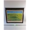 Image 1 : Framed East Central Saskatchewan Topographical Picture