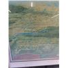 Image 3 : Framed East Central Saskatchewan Topographical Picture