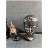 Image 3 : (3)Avon Perfume Bottles and Boy Bust Decoration