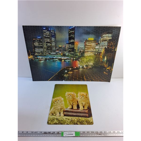 (2) Puzzle Art Decorations