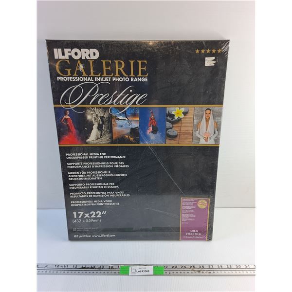 Ilford Galerie Inkjet Photo Range Photo Paper