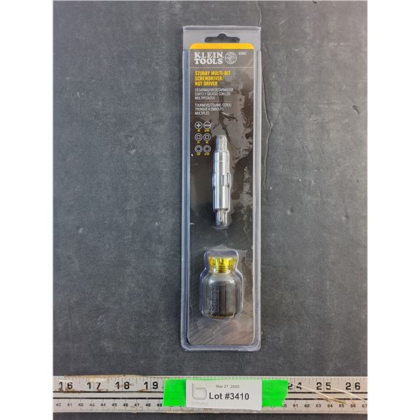Klein Tools Stubby Multi Bit Screwdriver/Nut Driver