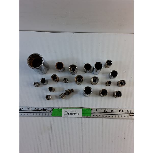 Various Wrench Sockets