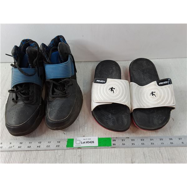 Men's And1 Shoes- Sandals & Runners- 8/9