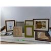 Image 1 : (8) Photo Frames- As Is Up to 15"