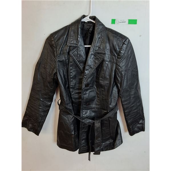 Leather Jacket- Approx. M