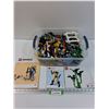 Image 1 : Lego & (3) Lego Manuals: Ninjago, Wolverine, Bamboo