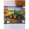 Image 2 : Lego & (3) Lego Manuals: Lego Technic John Deere