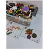 Image 3 : Lego & (4) Lego Manuals: Succulents & Orchid