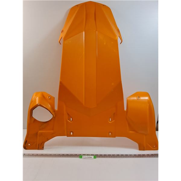Orange Ski-Doo Full Body Skid Plate for REV Gen4 - CANNOT SHIP
