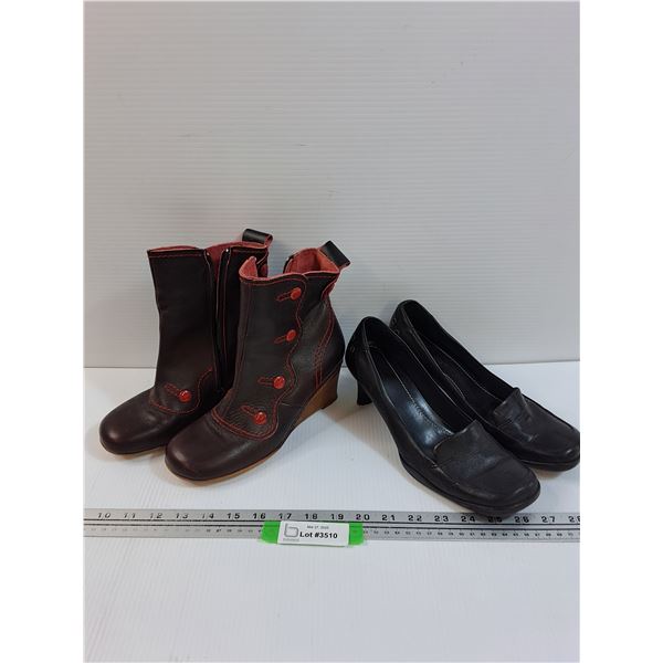 Fly Girl Wedge Heels & Nine West High Heels - Size 6.5