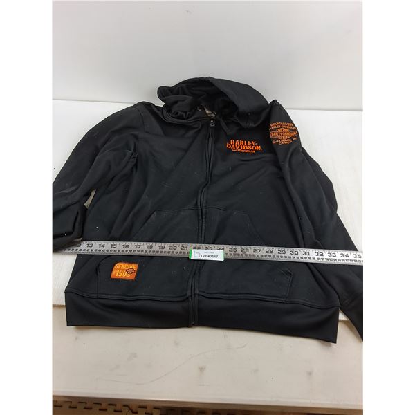 Harley Davidson Zip-up Hoodie Size XL Approx