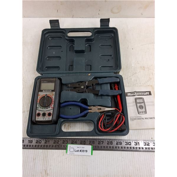 Mastercraft Digital Multi-Meter Kit - Powers On