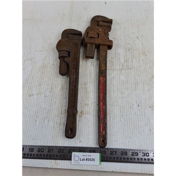 (2) Pipe Wrenches
