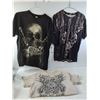 Image 1 : Tapout Size L Shirt, One Size l Skull Shirt and one XL