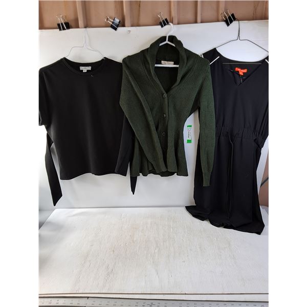 Assorted Womens Clothing, (2) Tops and a Dress (Joe Fresh)