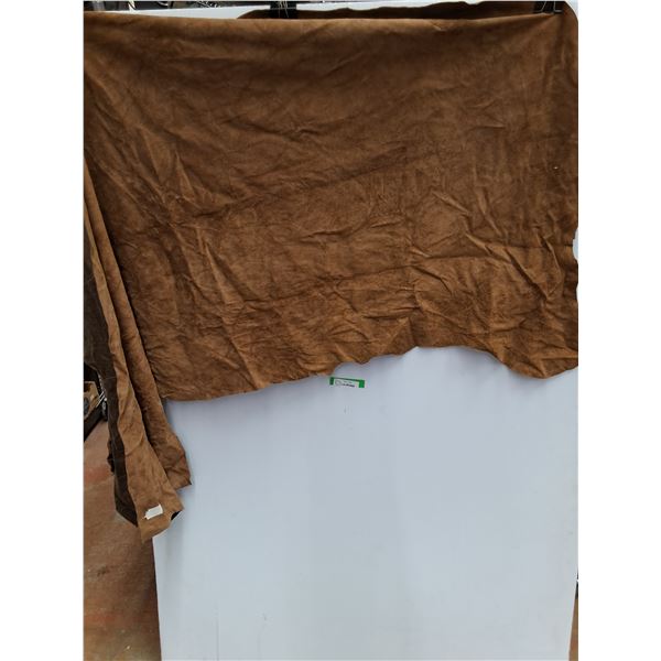 Large Piece of Suede, Main Part is at Least 40x34" and Extra