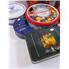 Image 4 : (9) Dessert Collector Tins: Bassette Liquorice, Chevrolet, After Eight, Nestle, Misc
