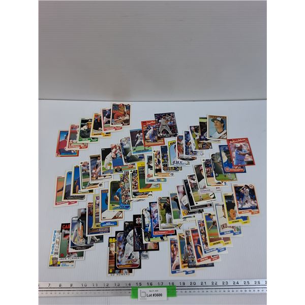 (60) Baseball Trading Cards - Assorted