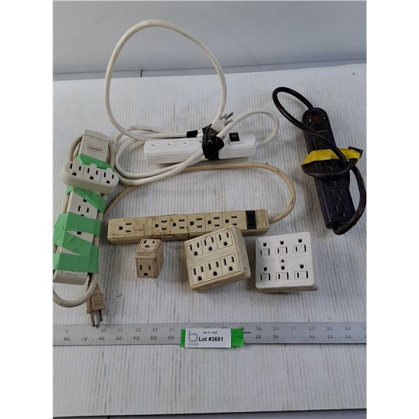 Assorted Power Bars and Multi Plugs