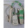 Image 2 : Assorted Power Bars, Multi Plugs and extension Cord